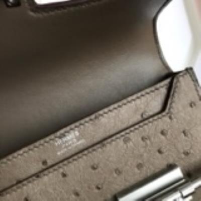 wholesale quality hermes verrou 17 ostrich etoupe phw